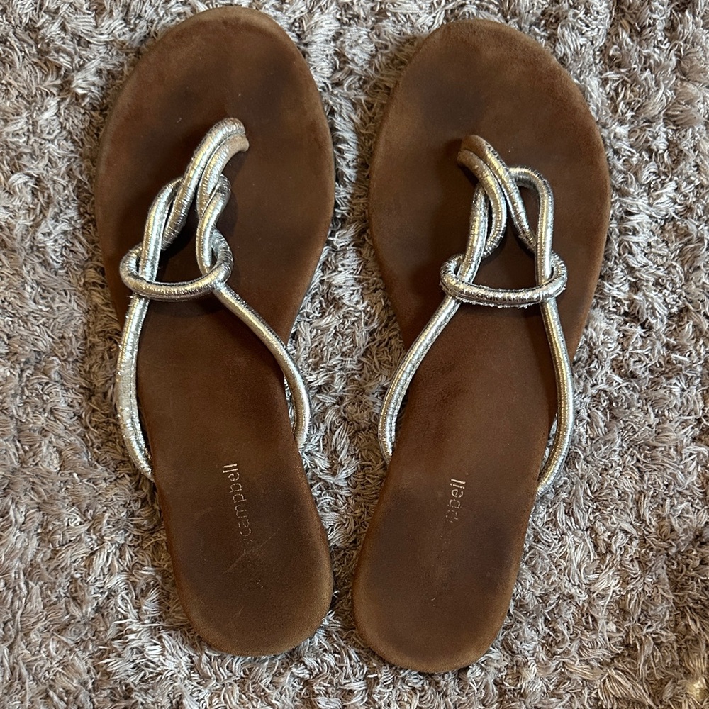 Jeffrey Campbell Brown Sandals with Silver Details